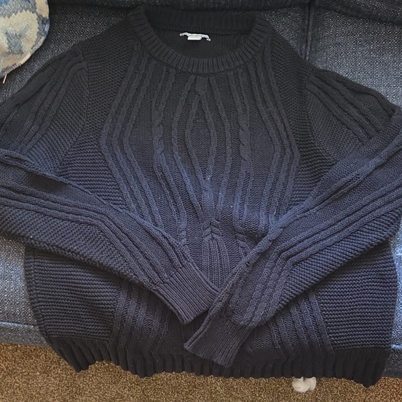 Black Cable Knit Sweater - Picture 4 of 4
